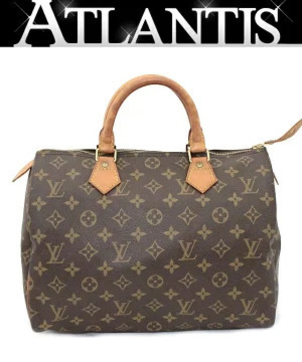 Louis Vuitton Speedy Handbag Boston Bag Monogram